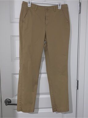 Classic Straight Khaki Pants